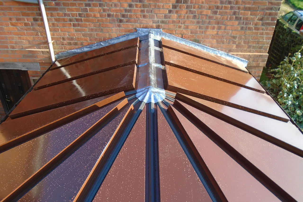 Green Space Brown Conservatory Roof